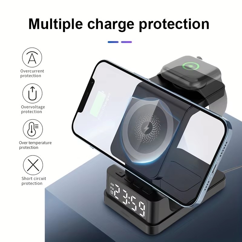 Smartwatch X12 - 4-in-1 magnetische draadloze oplader voor iPhone