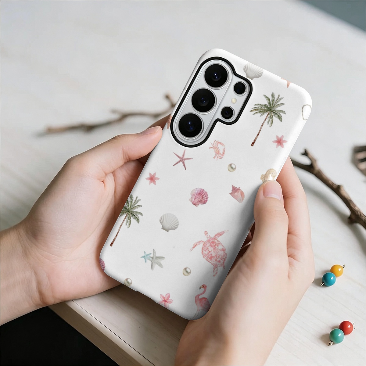 Roze Flamingo Schildpad 2-in-1 - Samsung Galaxy S24 recensie en prijs
