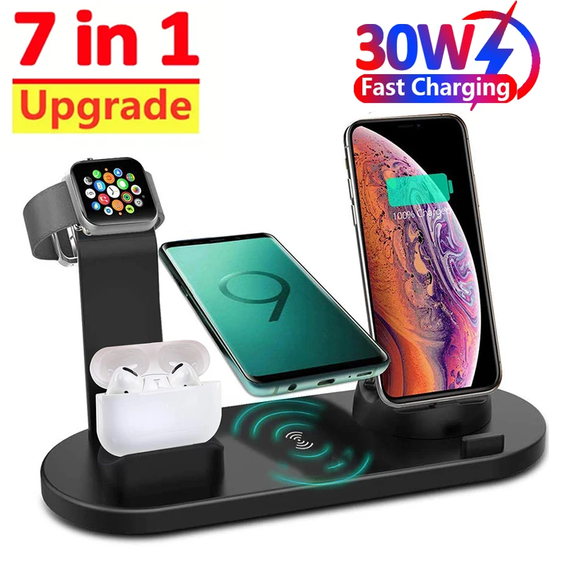 7 in 1 draadloze oplader stand - Smartwatch X12 recensie en prijs